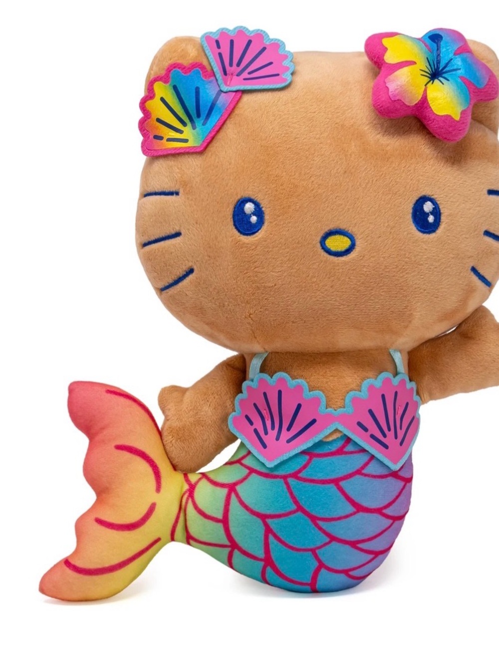 Sanrio Hello Kitty Rainbow Mermaid Plush 10” plush Hawai’i Exclusive NWT